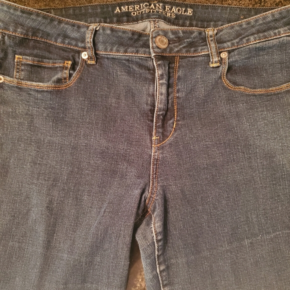American Eagle Outfitters jeans size 14, stretch, skinny - Picture 3 of 7